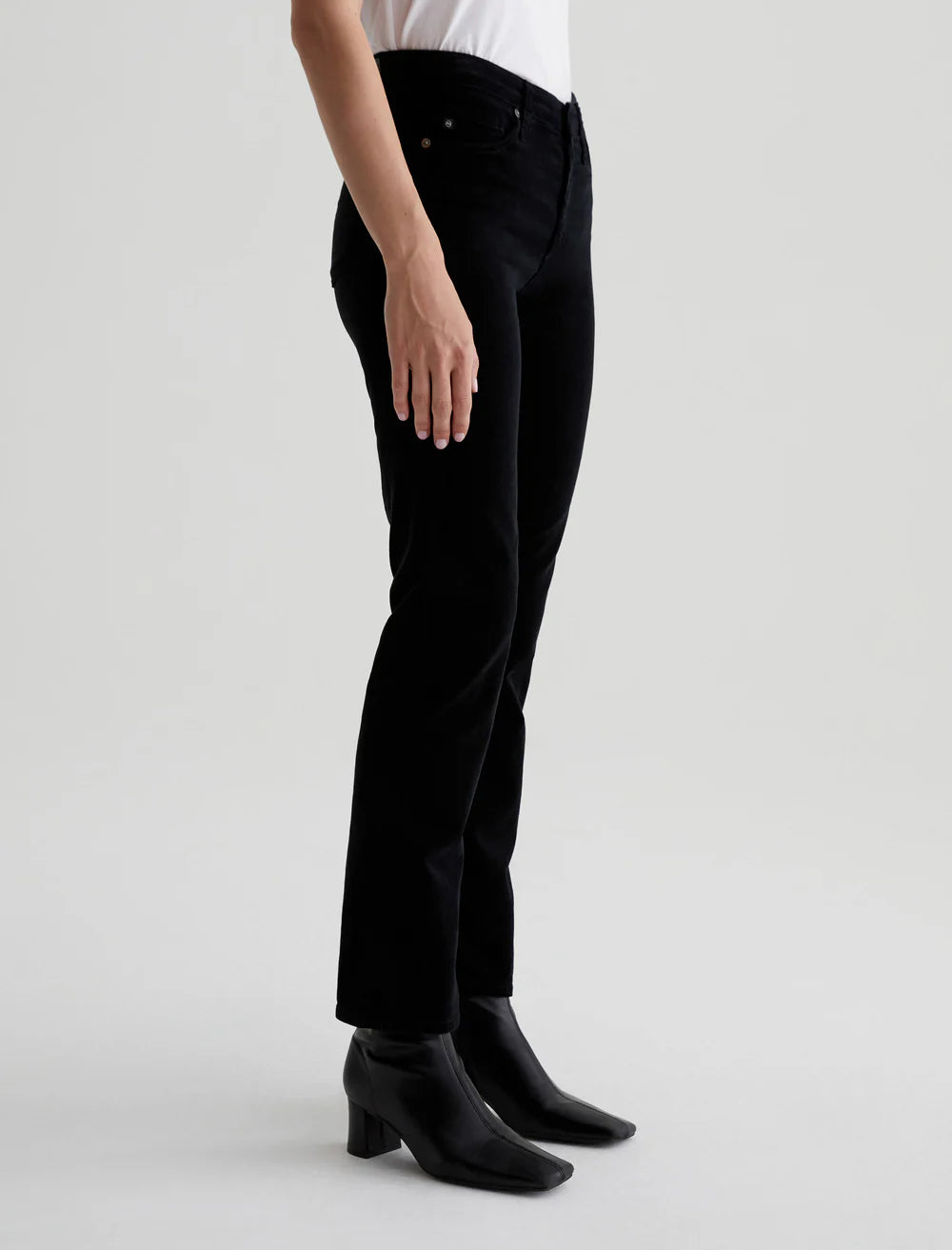 AG Mari Corduroy Mid-Rise Slim Straight