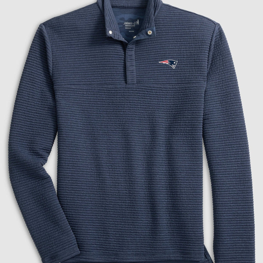 Johnnie-O New England Patriots Benjy Snap 1/4 Zip Pullover
