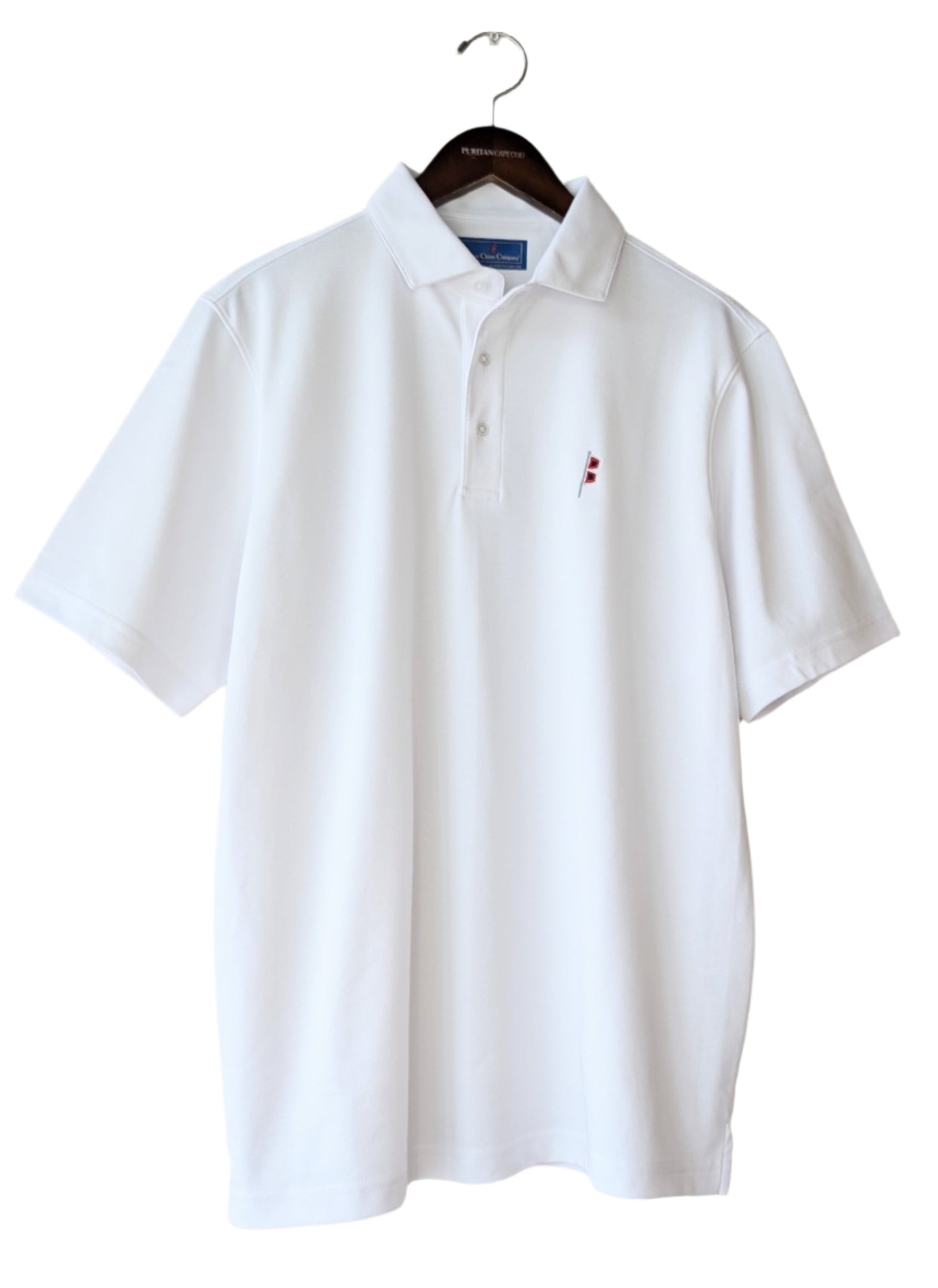 Chatham Chino Hurricane Flag Polo