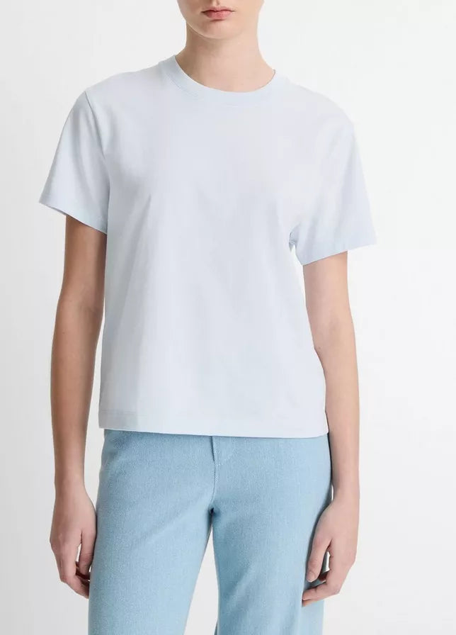 Vince Pima Cotton Crew Neck T-Shirt