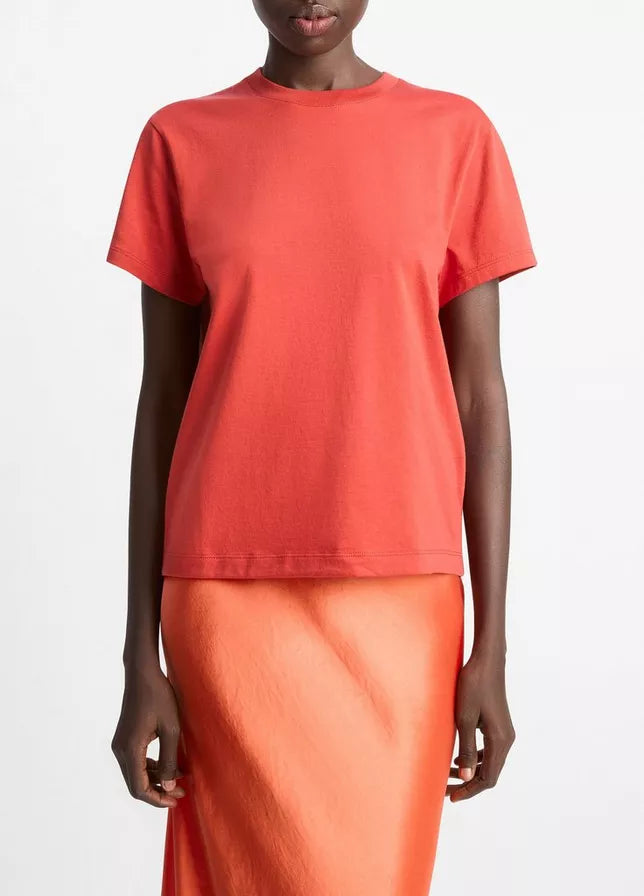 Vince Pima Cotton Crew Neck T-Shirt