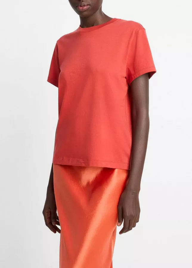 Vince Pima Cotton Crew Neck T-Shirt