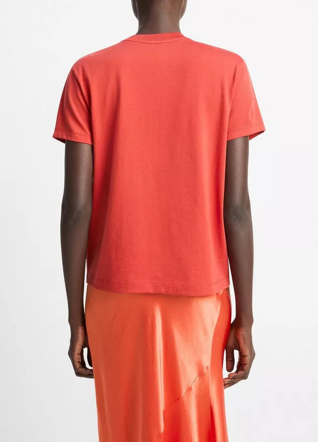 Vince Pima Cotton Crew Neck T-Shirt
