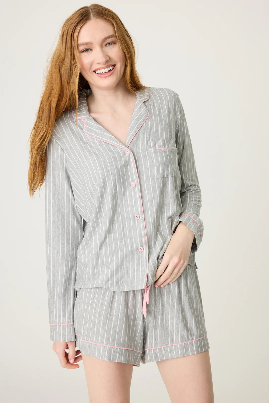 PJ Salvage Lazy Days Long Sleeve Pajama Top