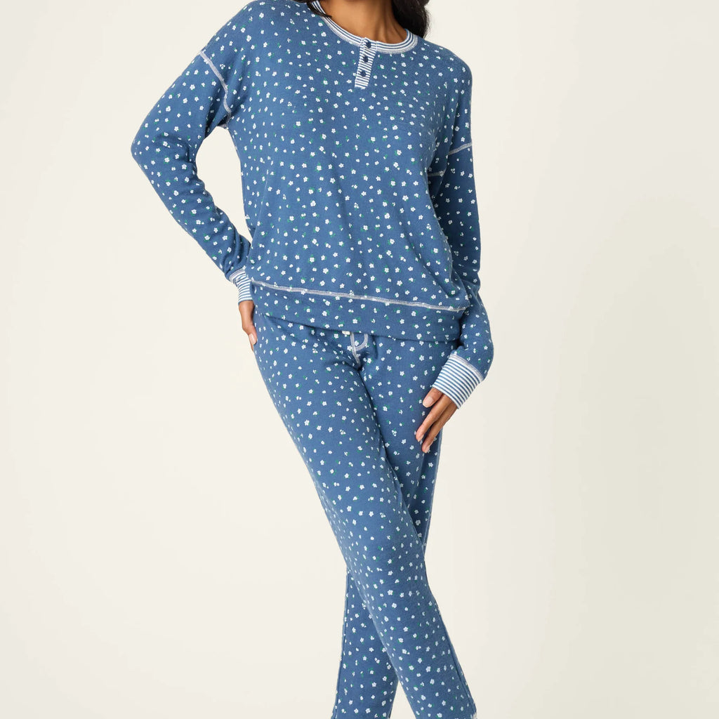 PJ Salvage Cozy Life Ditsy Floral PJ Set