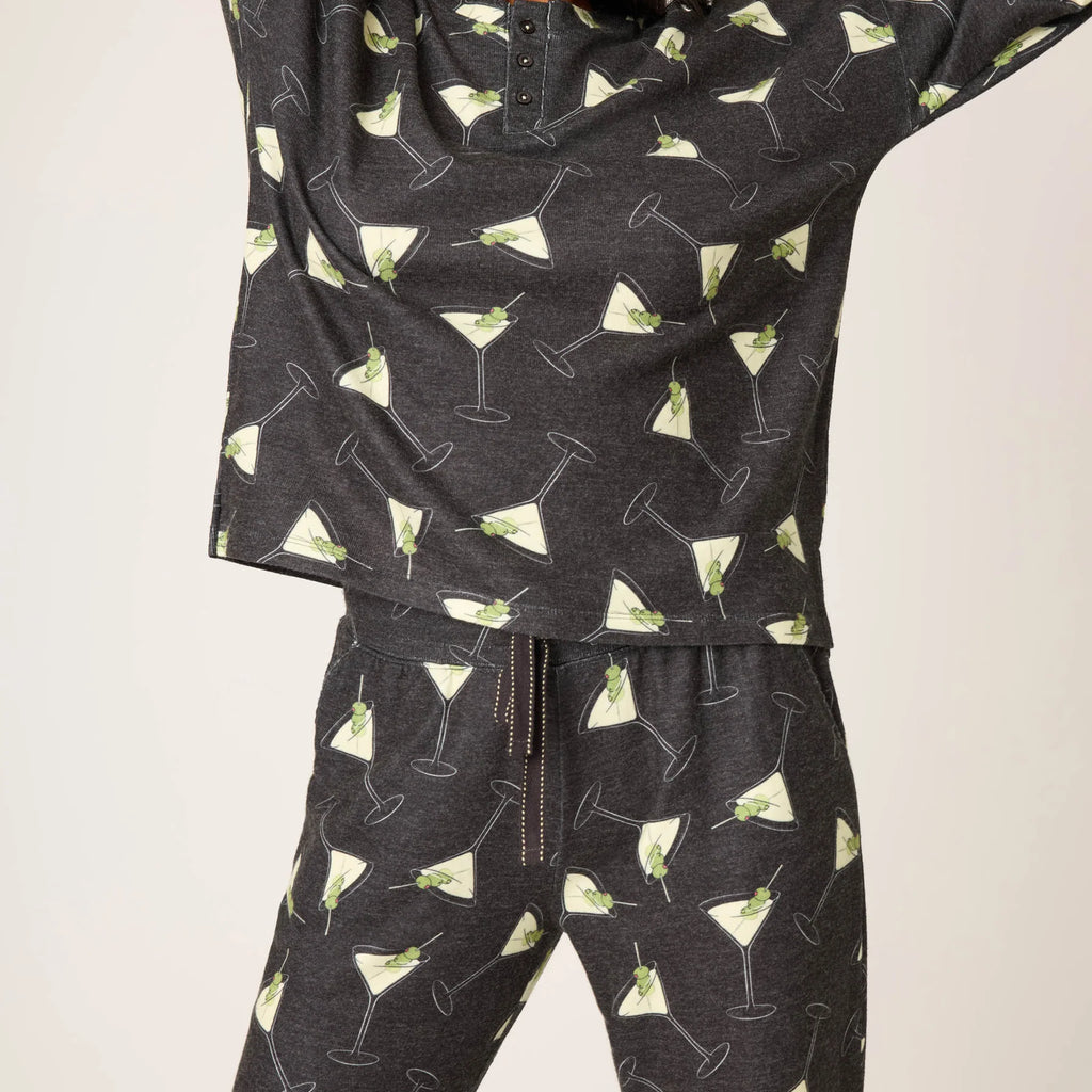 PJ Salvage Merrier With A Martini PJ Set