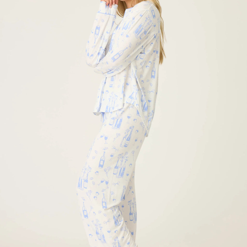 PJ Salvage Parisian Dreams Whimsical Print PJ Set