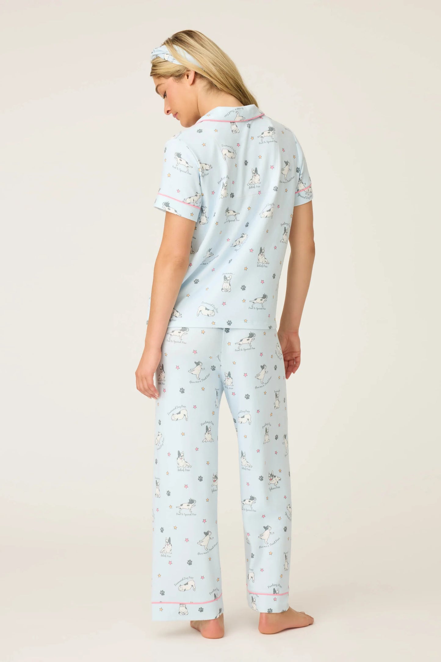 PJ Salvage Paws & Breathe Dog Print 3-Piece PJ Set