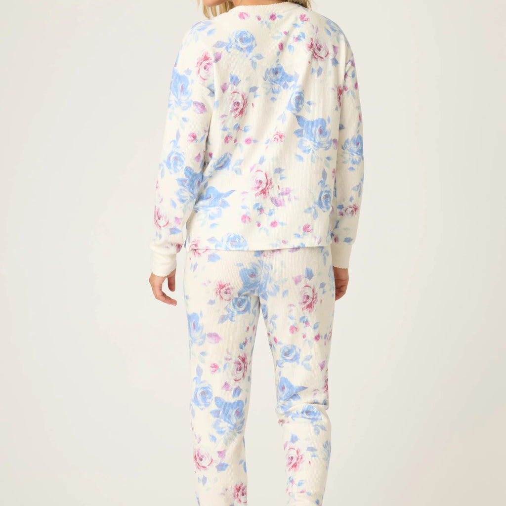 PJ Salvage Rodeo Rose Floral Print PJ Set