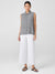 Eileen Fisher Puckered Organic Linen Sleeveless Shirt
