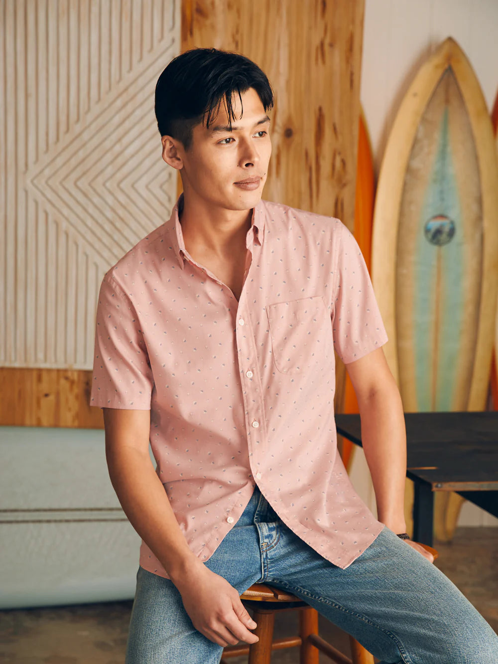 Faherty Movement™ Short-Sleeve Shirt