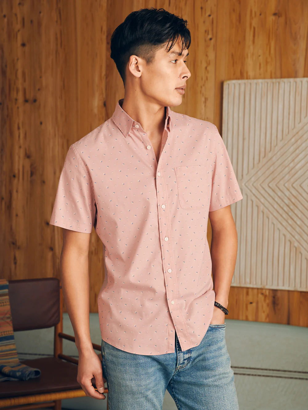 Faherty Movement™ Short-Sleeve Shirt