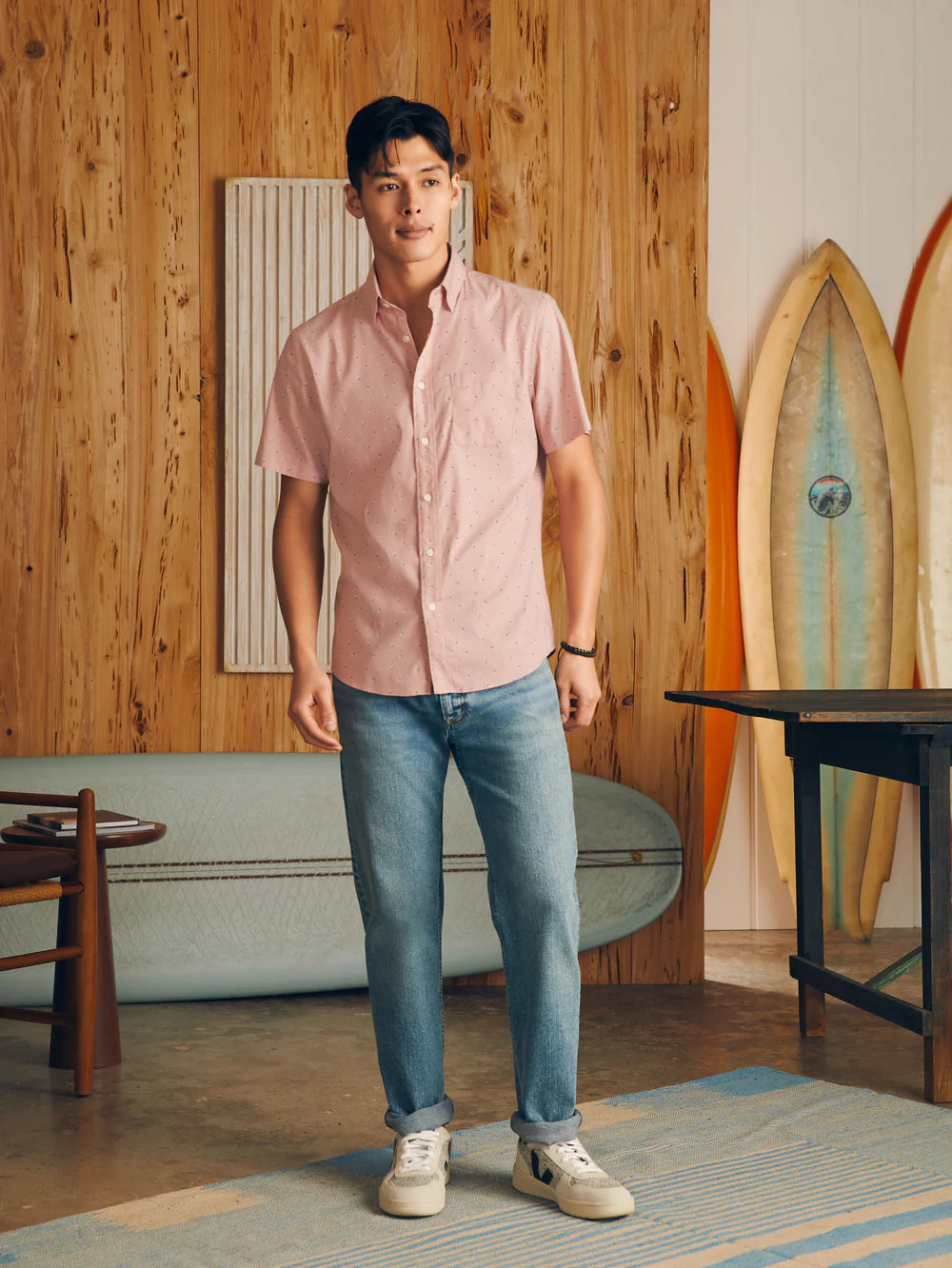 Faherty Movement™ Short-Sleeve Shirt