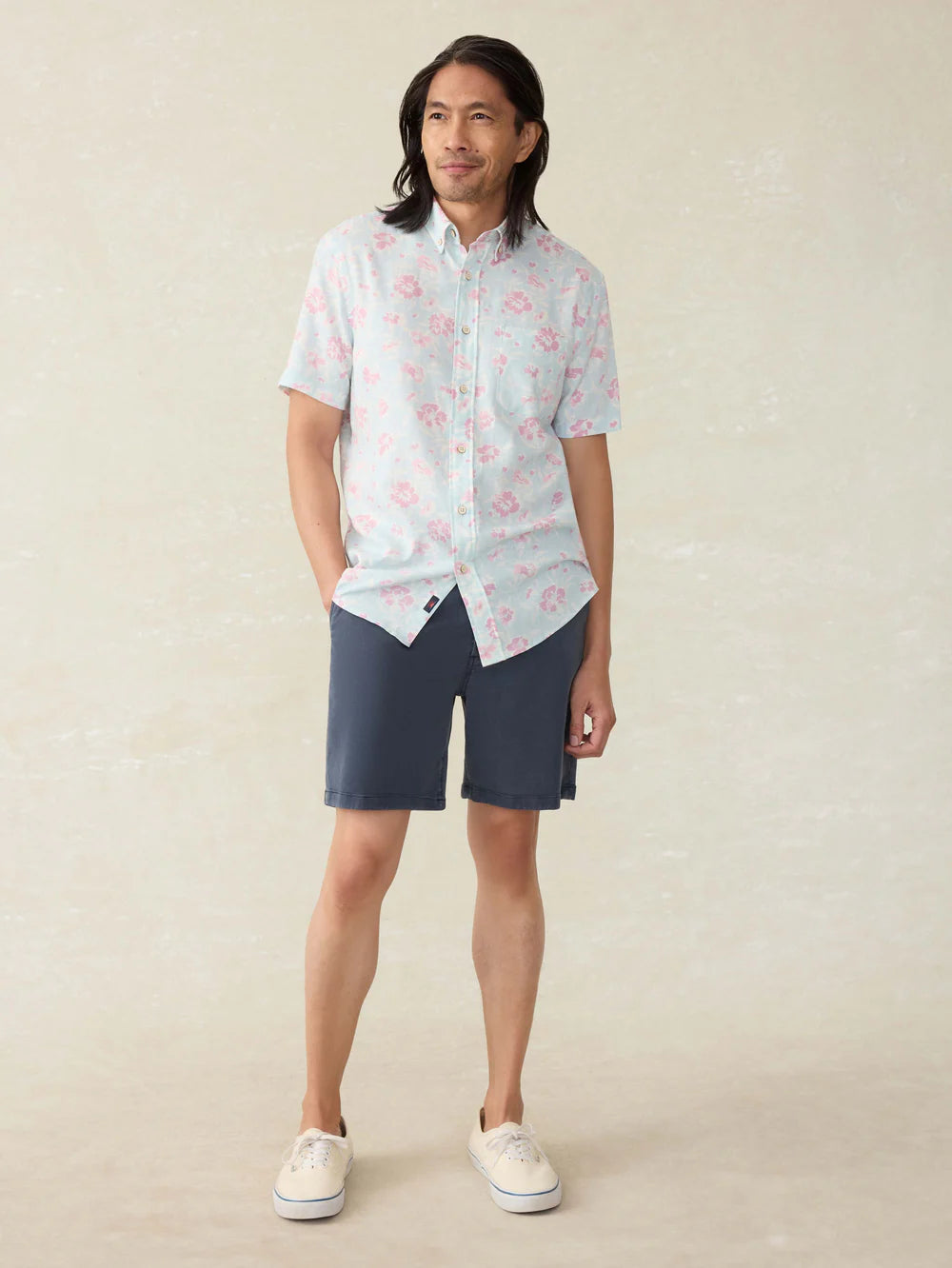 Faherty Short-Sleeve Breeze Shirt