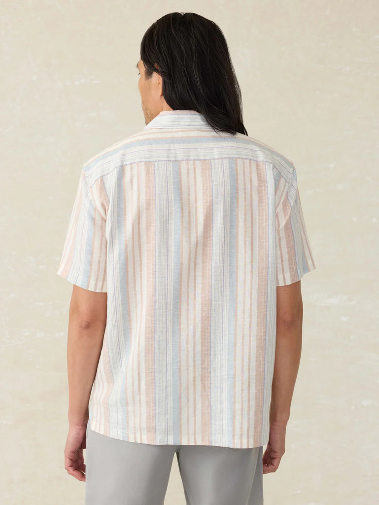 Faherty Short-Sleeve Breeze Camp Shirt