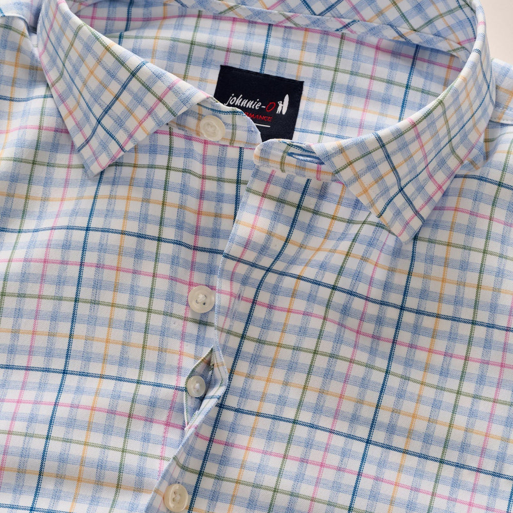 Johnnie-O Performance Button Up Shirt - Singleton