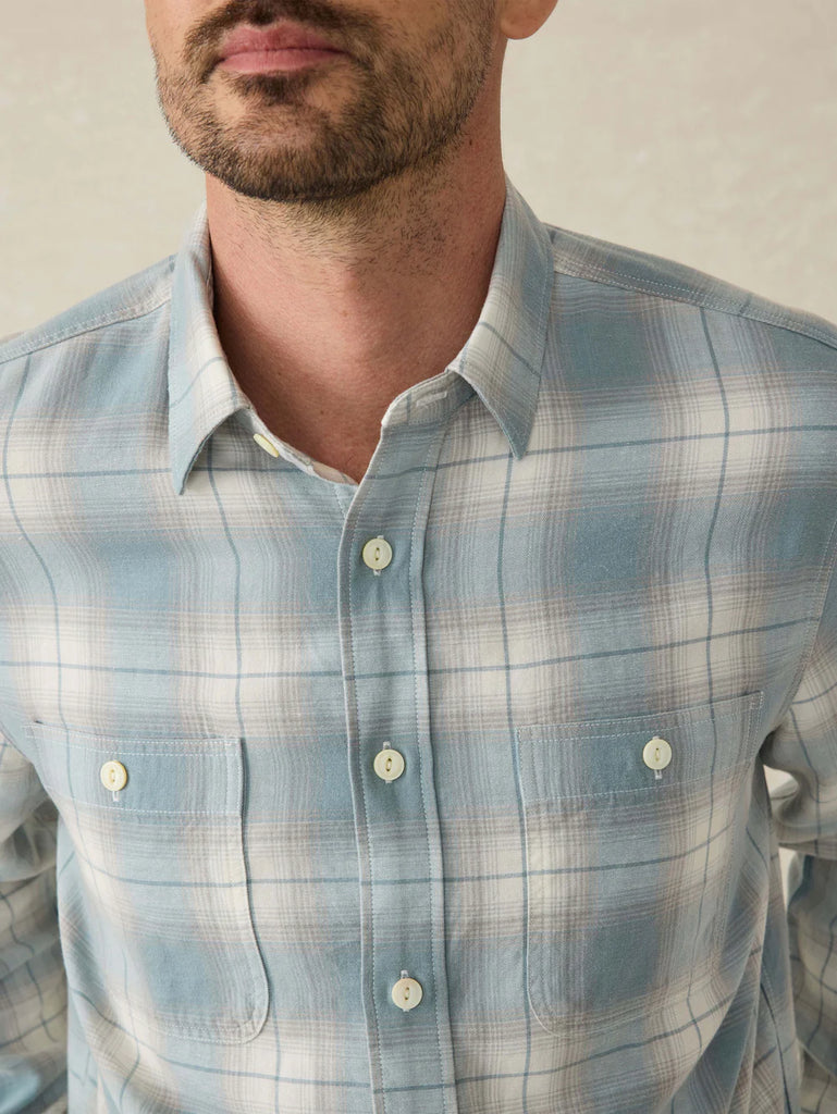 Faherty Tried & True Chambray Workshirt