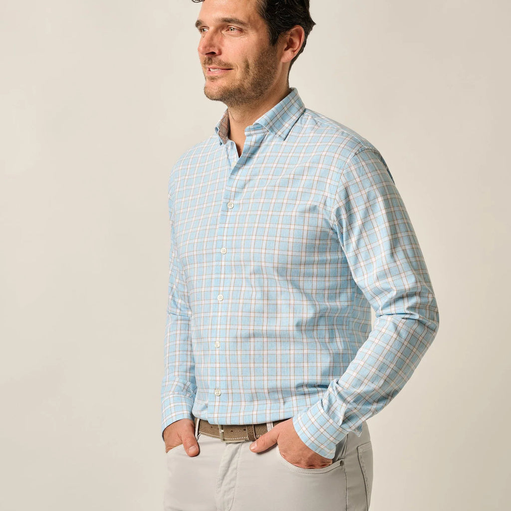 Johnnie-O Performance Button Up Shirt - Burleigh
