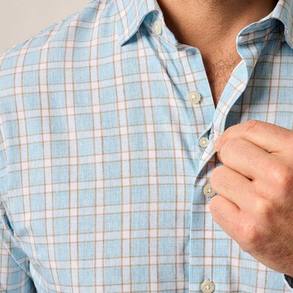 Johnnie-O Performance Button Up Shirt - Burleigh