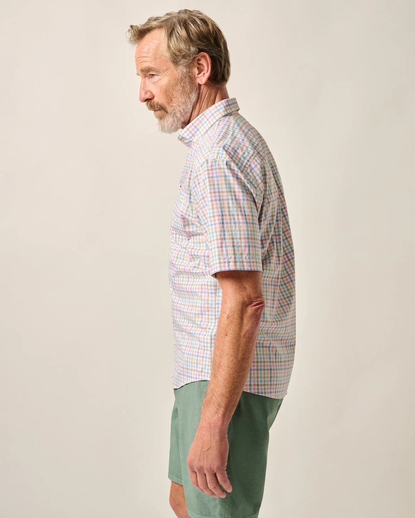Johnnie-O Short Sleeve Performance Button Down Shirt - Kyler
