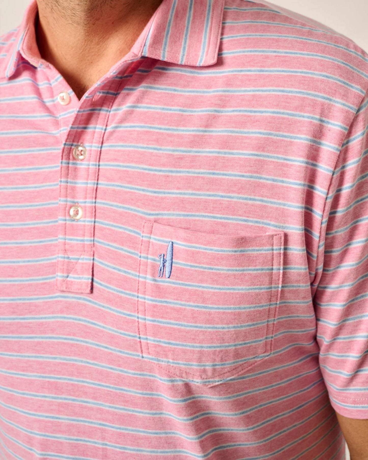 Johnnie-O Original 4-Button Polo - Matthis Stripe
