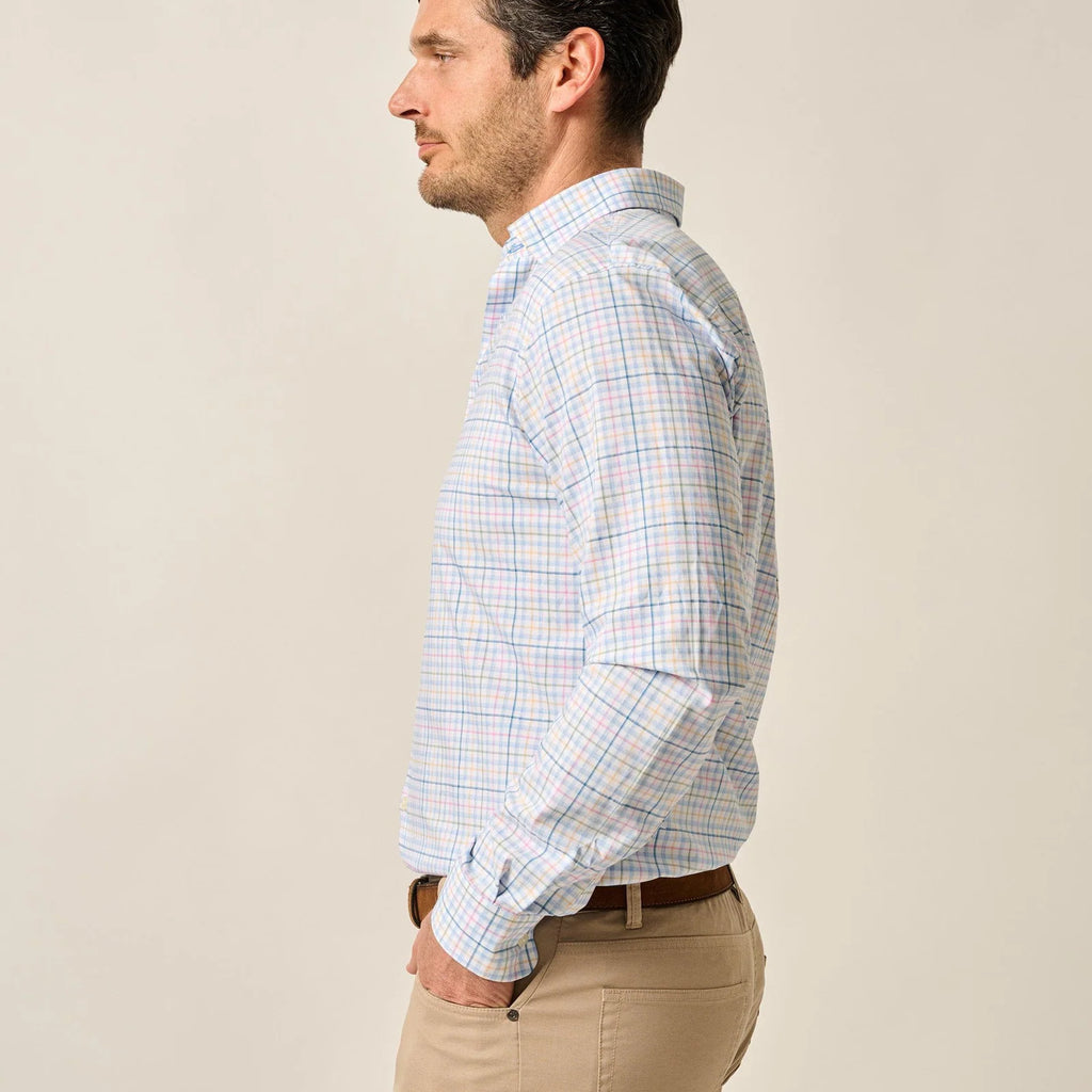 Johnnie-O Performance Button Up Shirt - Singleton