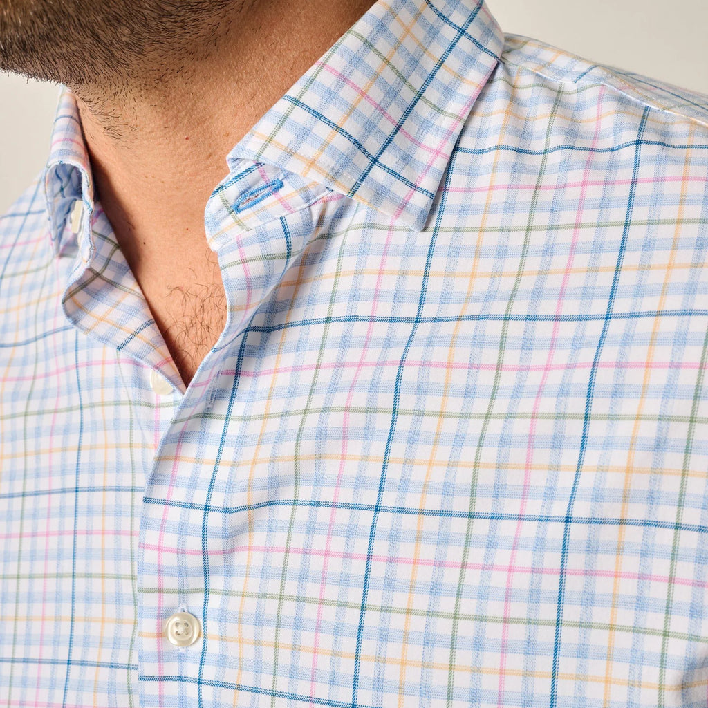 Johnnie-O Performance Button Up Shirt - Singleton