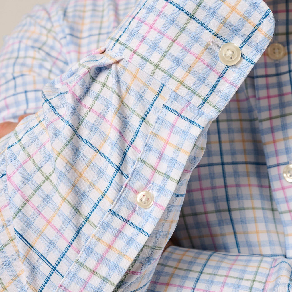 Johnnie-O Performance Button Up Shirt - Singleton