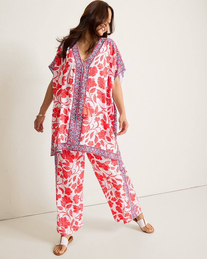 Tommy Bahama Fiori Border Beach Tunic