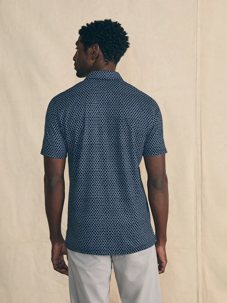Faherty Movement™ Short-Sleeve Pique Polo Shirt
