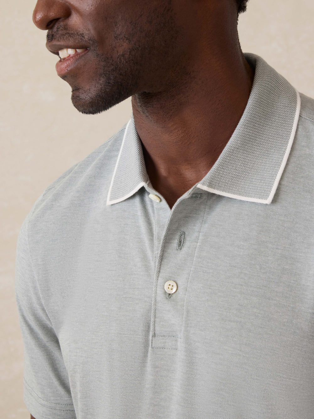 Faherty Short-Sleeve Movement Pique Polo