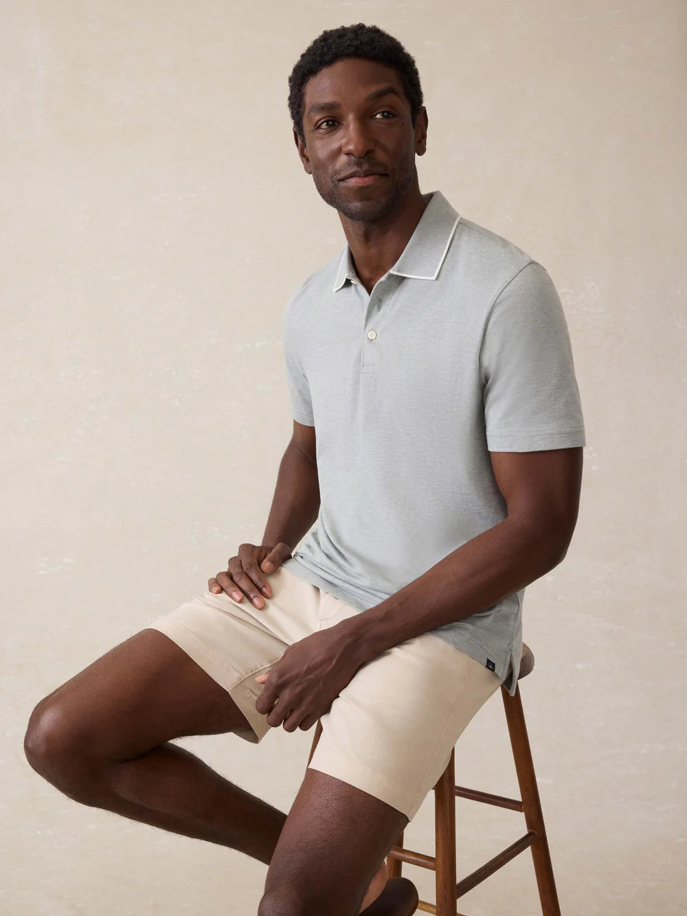 Faherty Short-Sleeve Movement Pique Polo