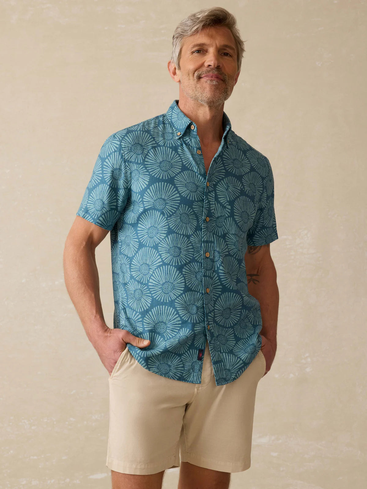 Faherty Short-Sleeve Breeze Shirt