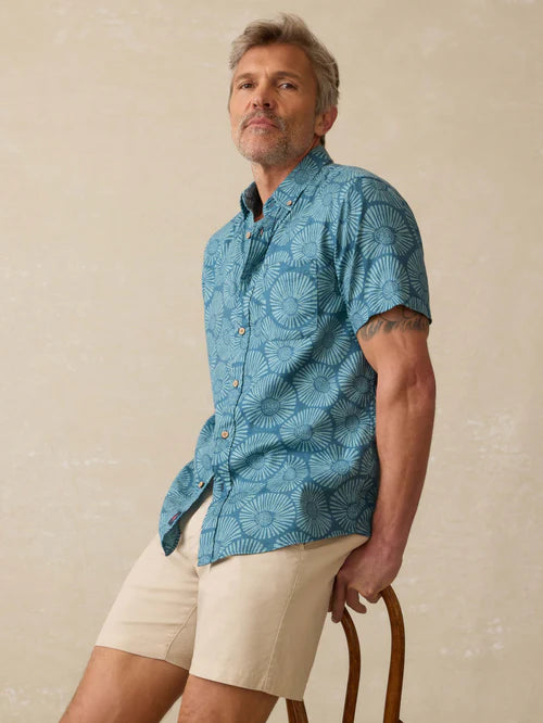 Faherty Short-Sleeve Breeze Shirt