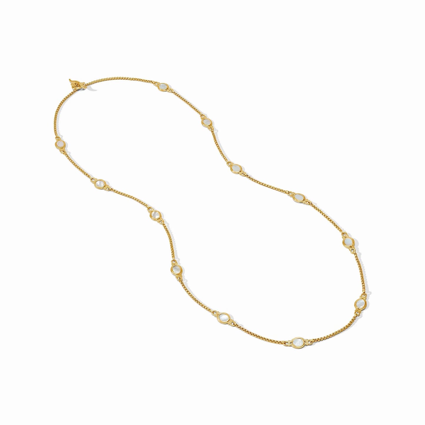 Julie Vos Saratoga Stone Station Necklace