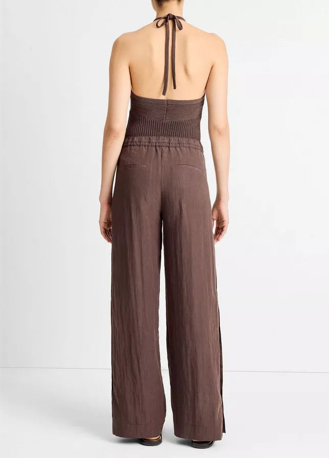 Vince Side-Snap Pull-On Pant