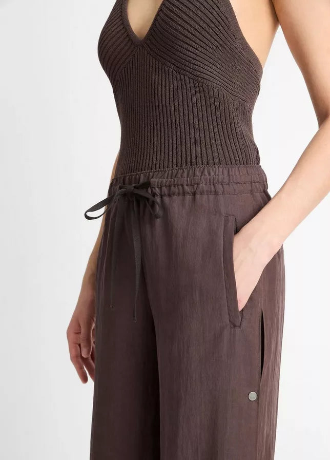 Vince Side-Snap Pull-On Pant