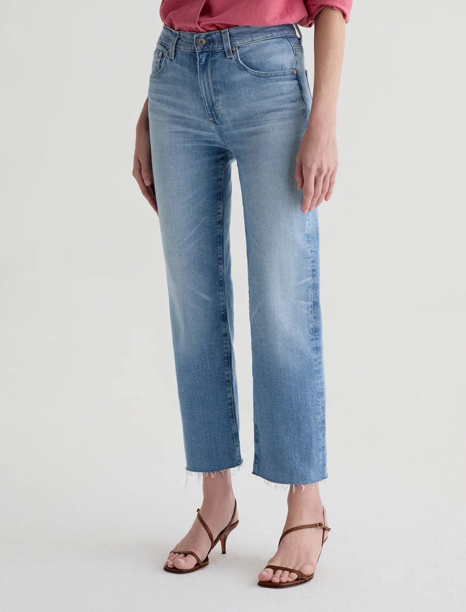 AG Brinley Crop Mid-Rise Straight