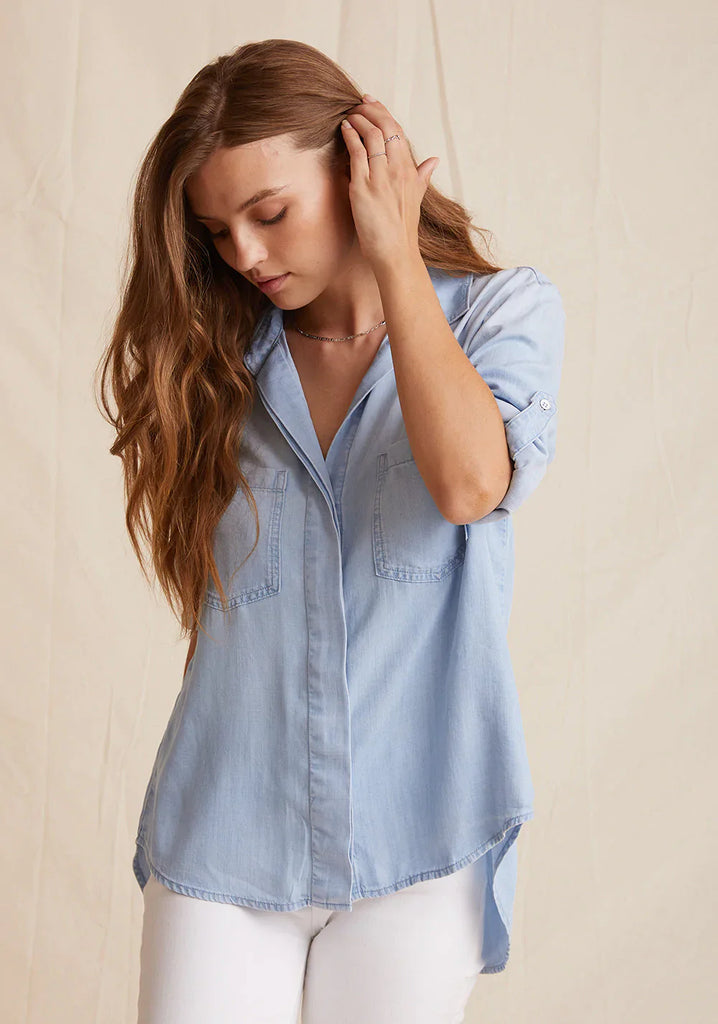 Bella Dahl Split Back Button Down