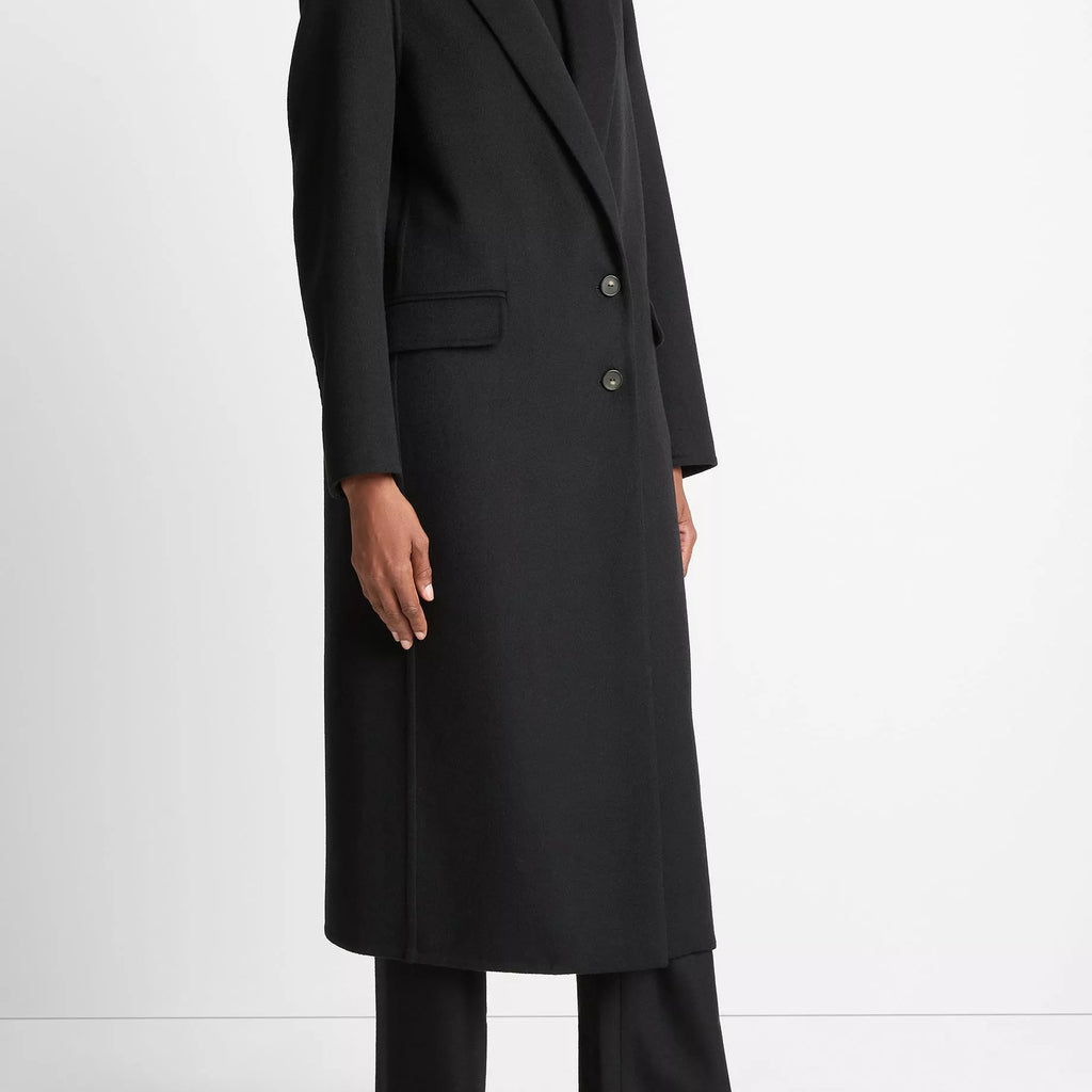 Vince Wool-Blend Single-Breasted Coat