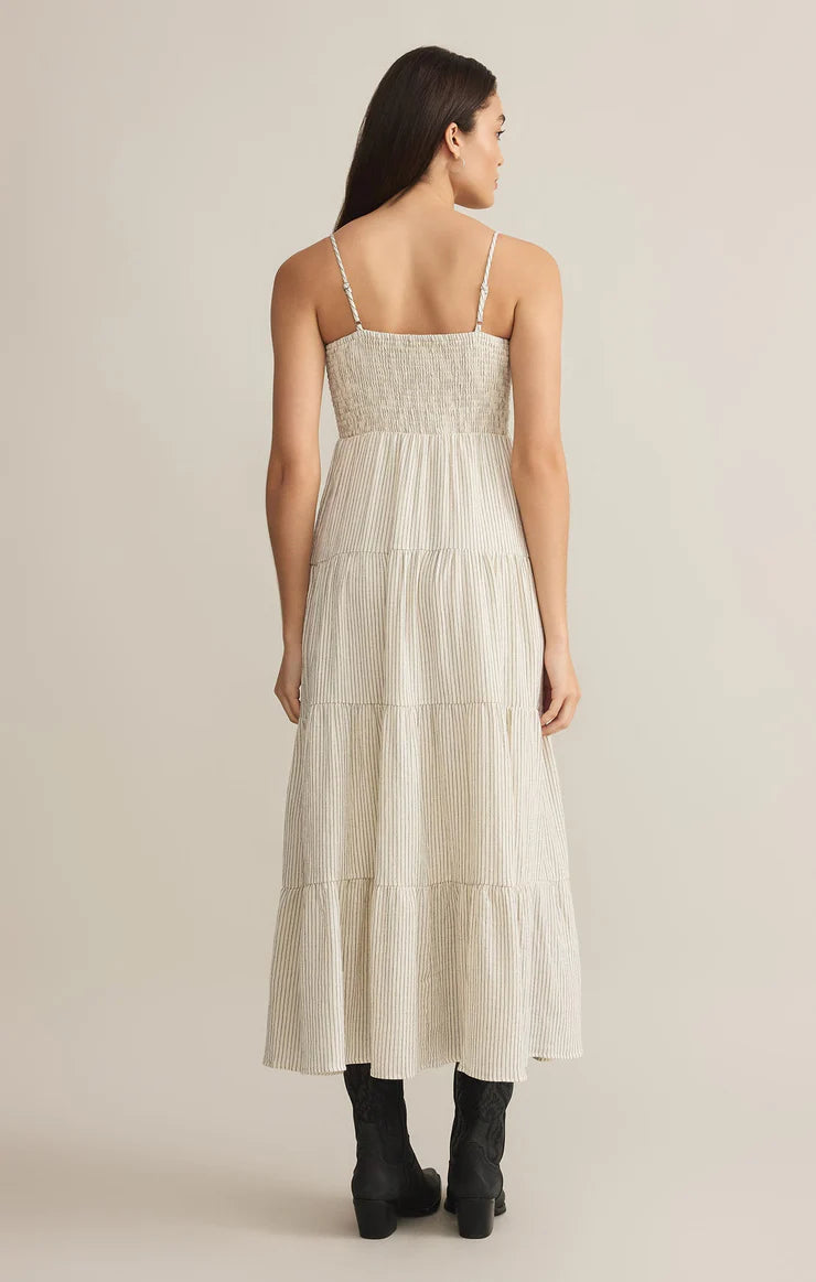 Z Supply Balos Striped Gauze Maxi Dress