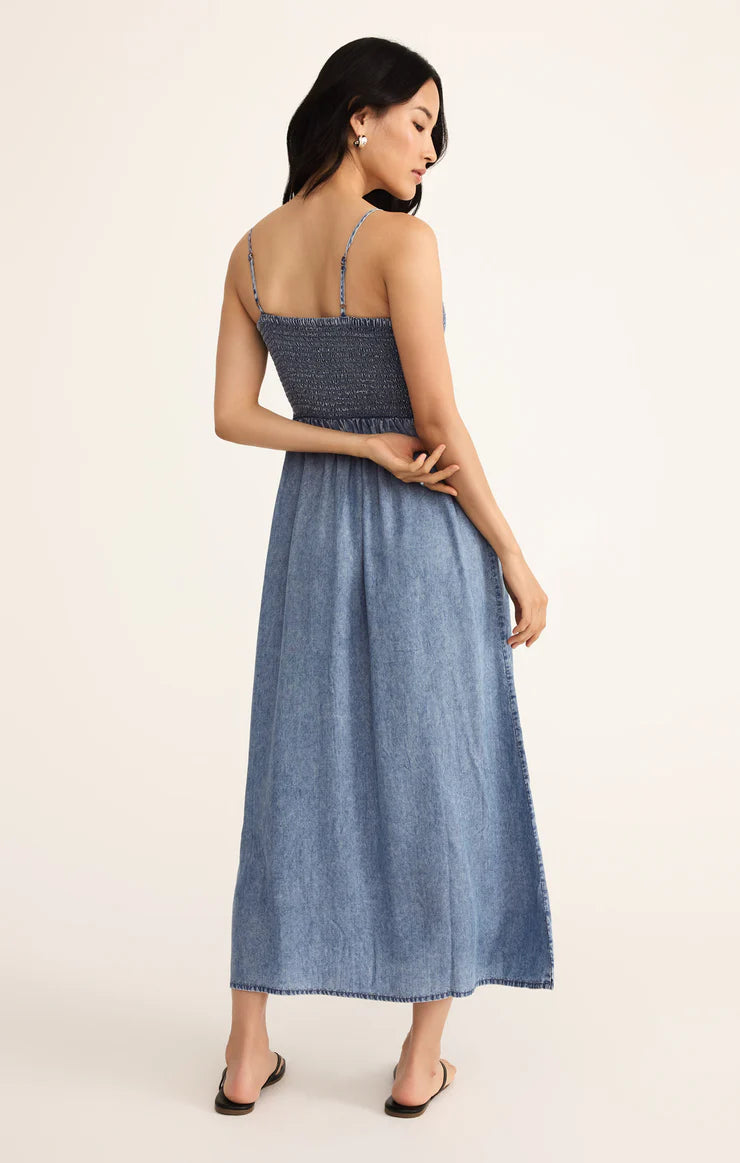 Z Supply Bayside Chambray Maxi Dress