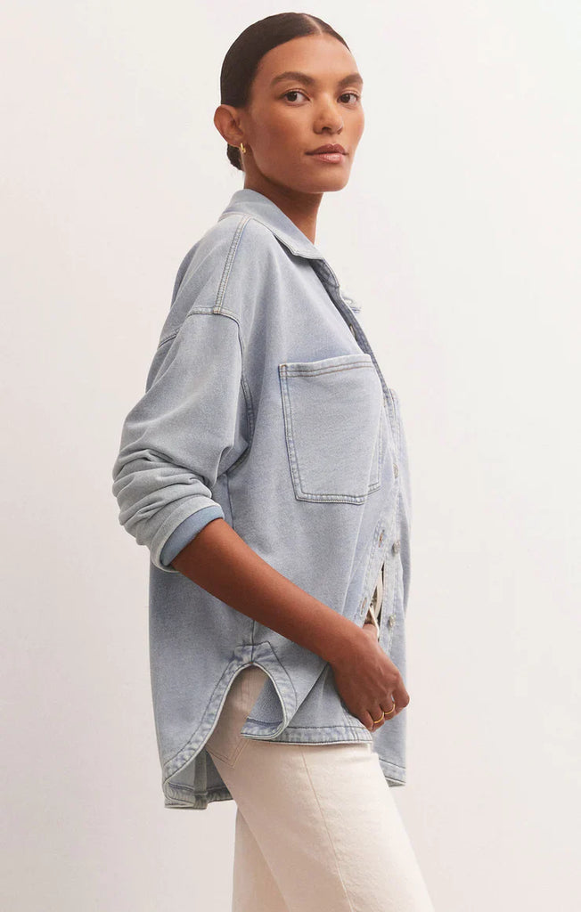 Z Supply The All Day Knit Denim Jacket