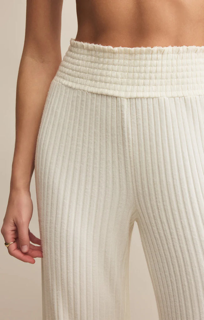 Z Supply Dawn Smocked Rib Pant