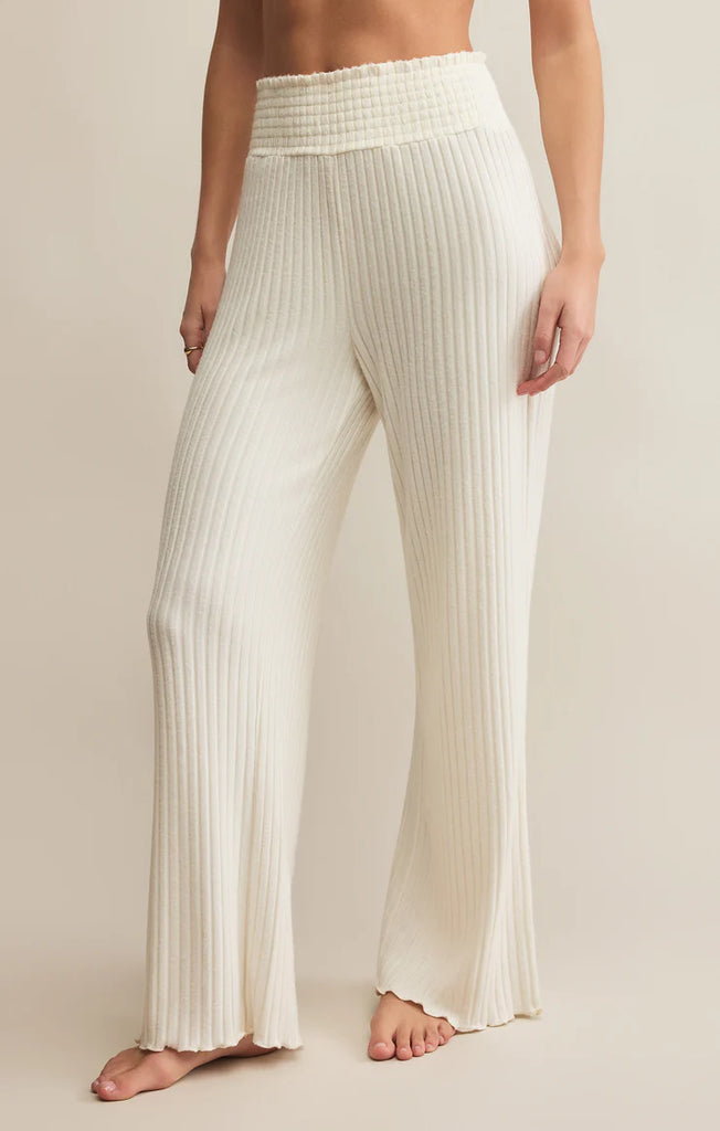 Z Supply Dawn Smocked Rib Pant
