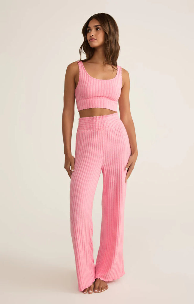 Z Supply Dawn Smocked Rib Pant