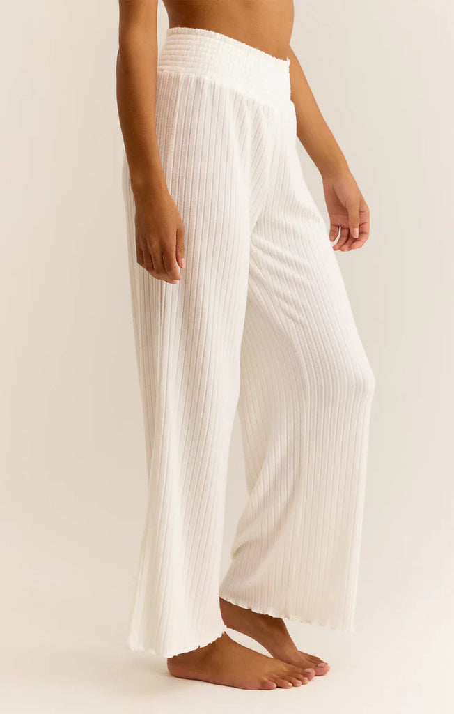 Z Supply Dawn Smocked Rib Pant