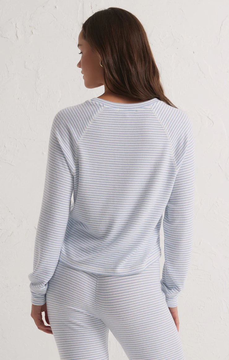 Z Supply Staying In Stripe Long Sleeve Top