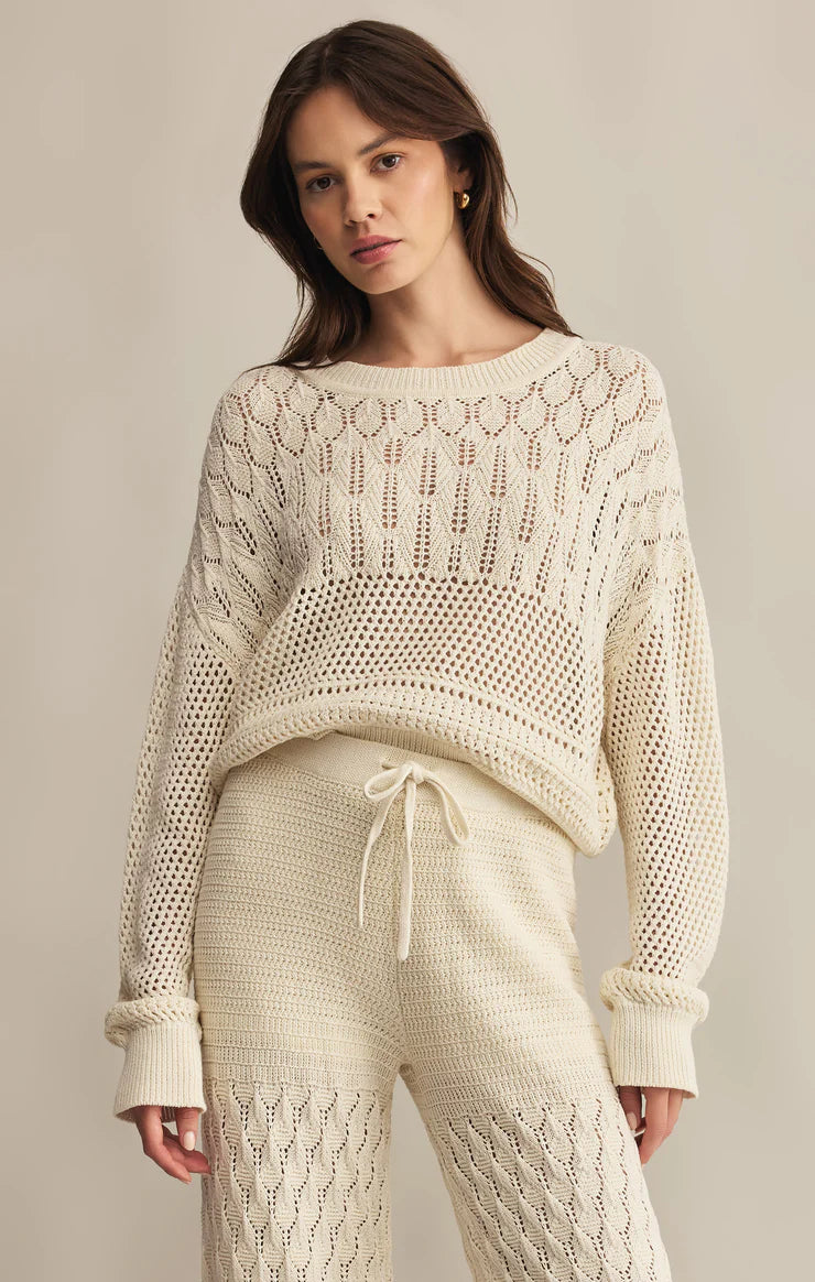 Z Supply Rue Crochet Sweater