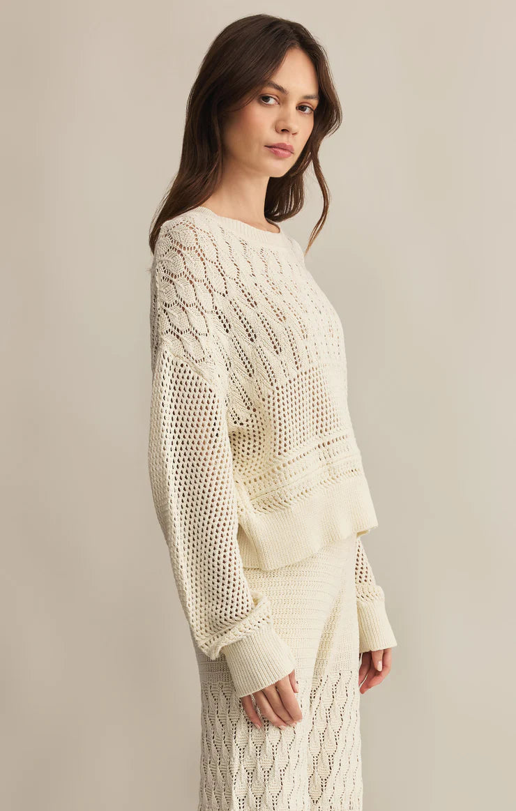 Z Supply Rue Crochet Sweater